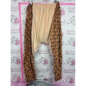 Harem pants Boho Floral Drop-Crotch Pants in Tan and Olive